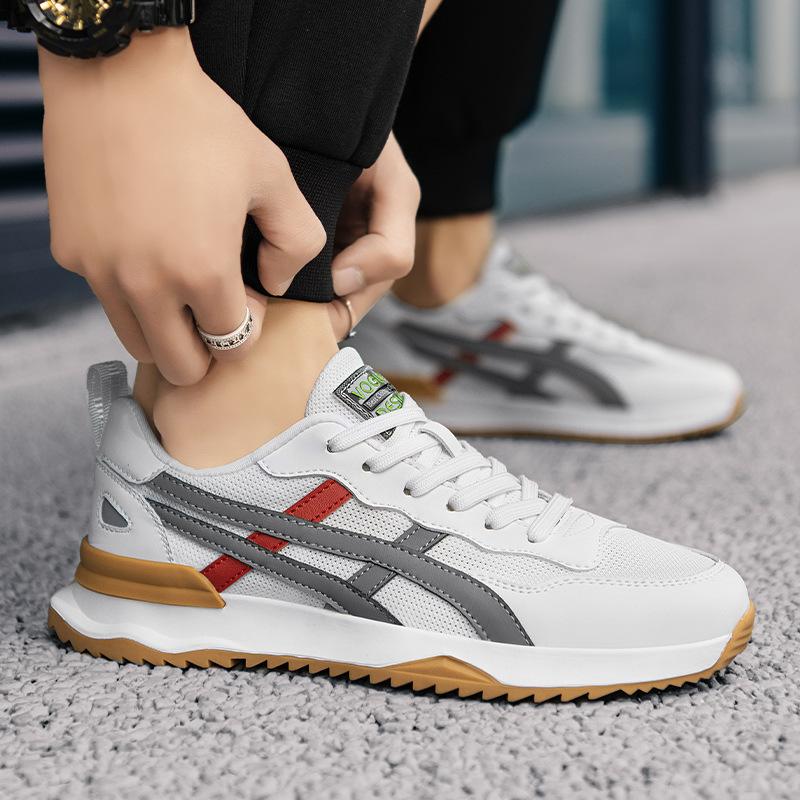 Outdoor running shoes, men's shoes mesh breathable and comfortable casual sports trendy shoes 2025 spring and summer new men's cloth