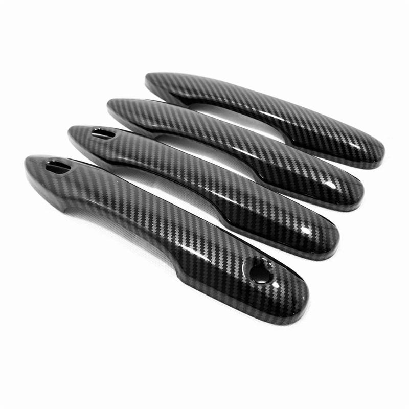 For Toyota Yaris Cross     2024 ABS Glossy Black Car Door Handle Cover Trims Sticker Car Styling Accessories