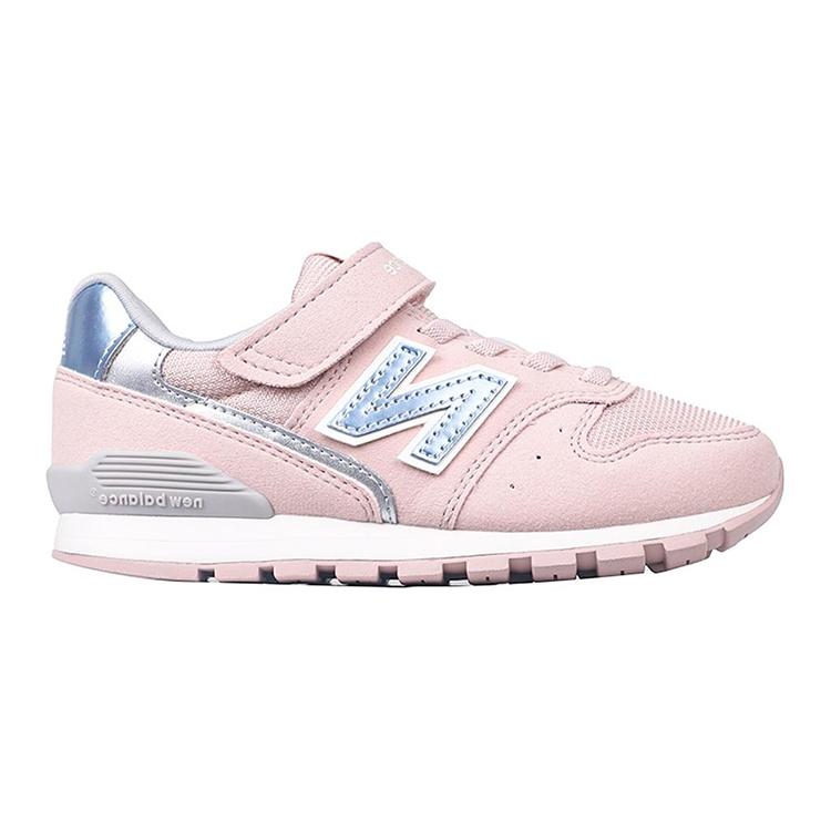 New Balance Low Top Running Shoes Pink Blue Kids' YV996JJ3