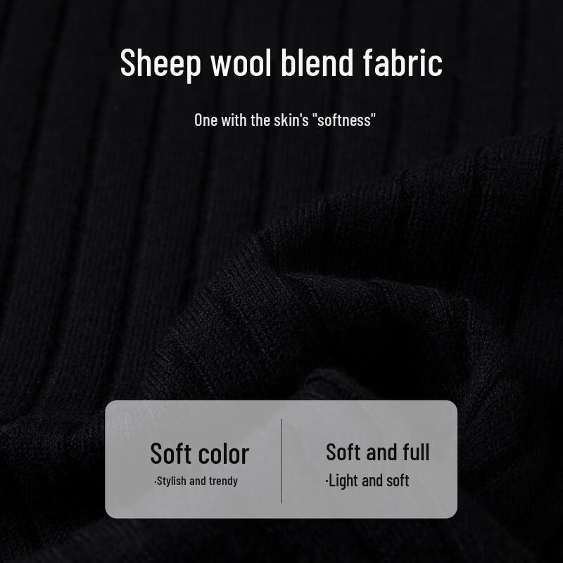 TUHUANG Women's Merino Wool Ribbed Knit V-Neck Short Sleeve T-Shirt