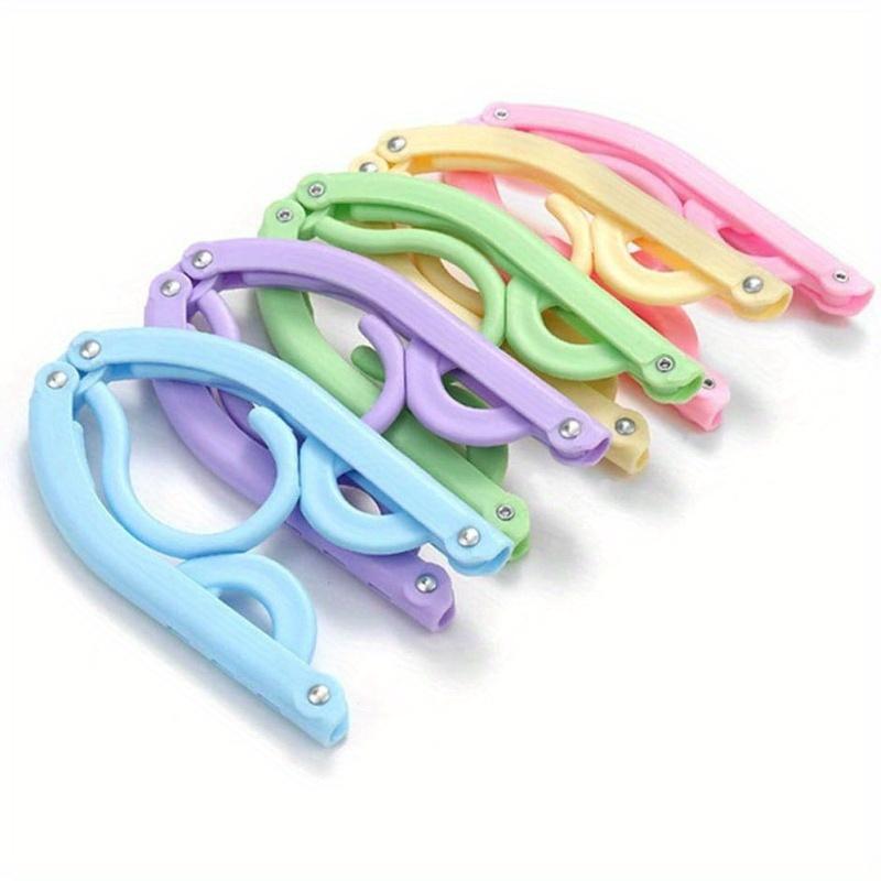 Foldable Travel Hanger Portable, Thick, Anti-Slip for Clothes, Trousers, Ties Ideal for Home, Dorm, Travel