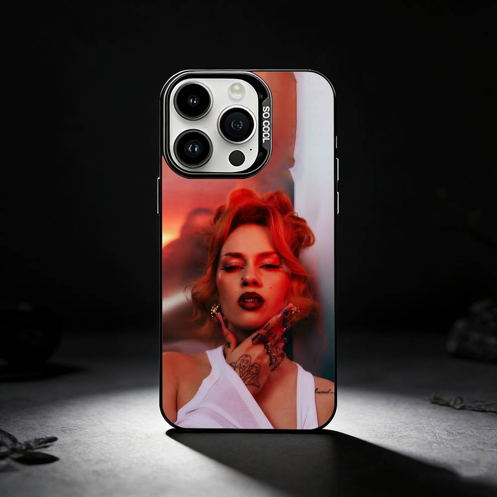 Singer RAYE Phone Case For iPhone 17,16,15,14,13,12,11 Plus,Pro Max,XS,Colored silver phone case