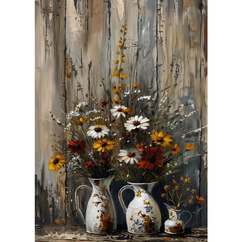 

Винтажные постеры с натюрмортами Лимон Оливковое дерево Растения в вазе Настенное искусство Холст Живопись Ботанический Антикварный Декор для дома Комнаты 21cm×30cm NoFrame