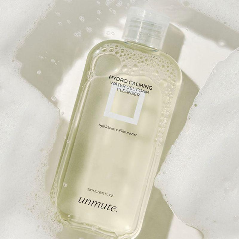 Unmute. Hydro Calming Water Gel Foam Cleanser 200ml