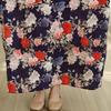 DIMANAF New 2026 Women Plus Size Summer Beach Long Dress Cotton Loose Oversize Casual Lady Maxi Vintage Print Sundress
