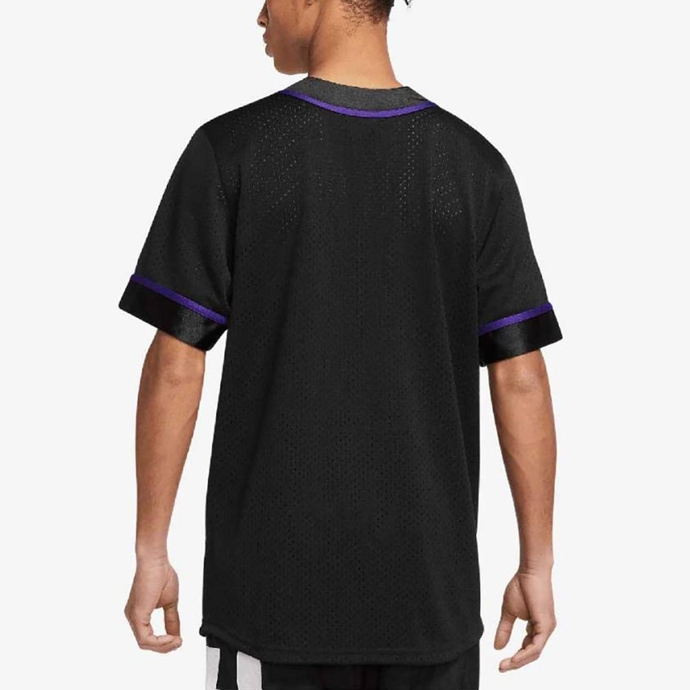 Jordan T-Shirts Herren Schwarz Rundhals Mittlere Normale Passform DR2407-010