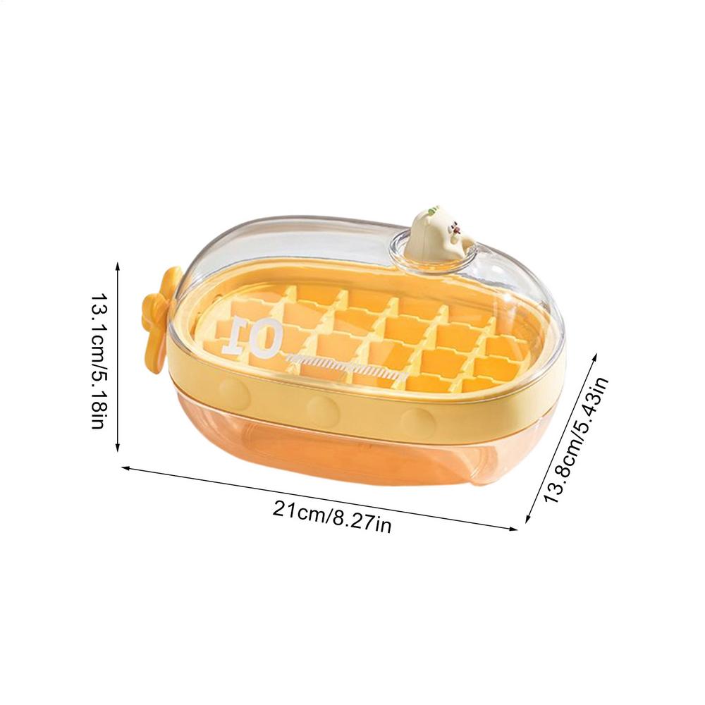 Ice Ball Maker Mold Easy Release 24Grid Ice Maker Mold Freezing Cube Tray For Freezer Whiskey Cocktails Juice Kitchen Accessorie