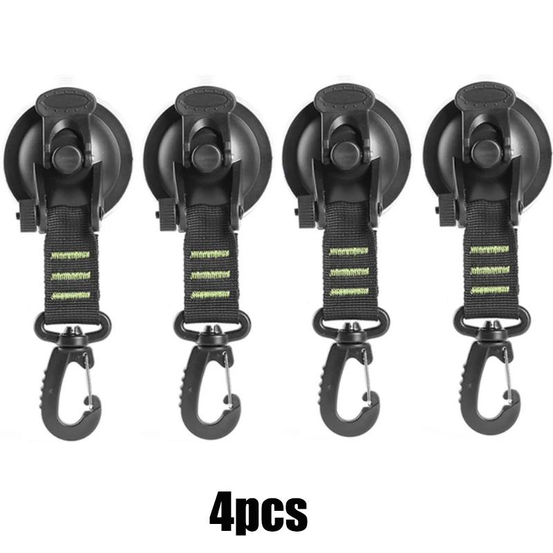 Car Truck Tent Suction Cups Buckle Round Triangular Side Awning Anchors Outdoor Camping Tent Suckers Securing Hook Accessories