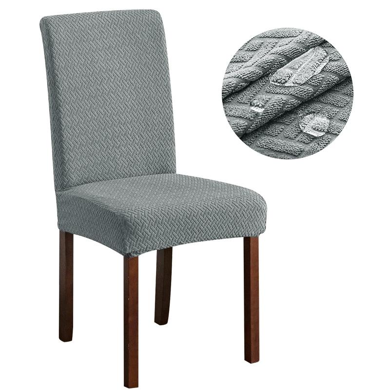 Echter wasserdichter Stuhlbezug Stretch Universalgröße Günstige Stuhlsitzbezüge mit Rückenlehne für Hochzeit Esszimmerstühle für Zuhause
