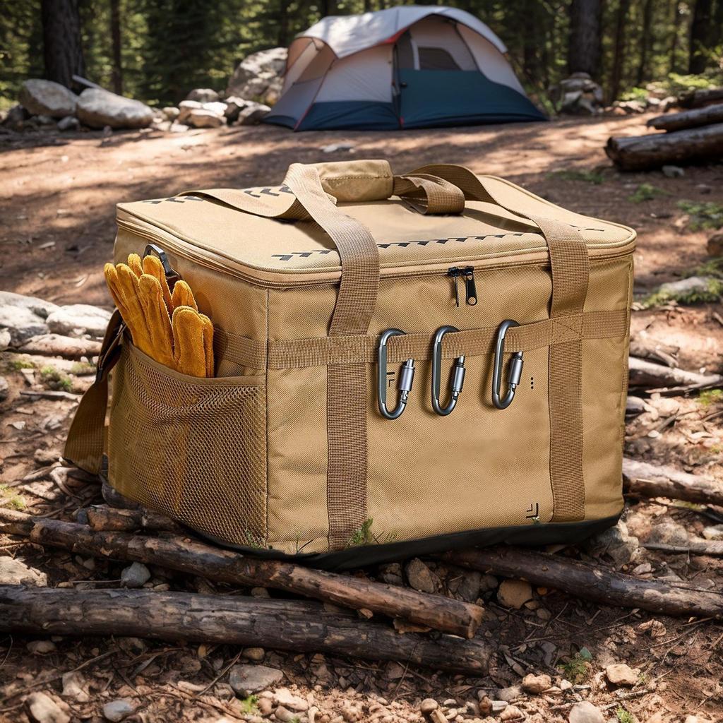 Camping Storage Bag Camping Container Soft Gear Bag 36L Waterproof Cooler Large Capacity Folding Case For Beach Picnic BBQ Juice