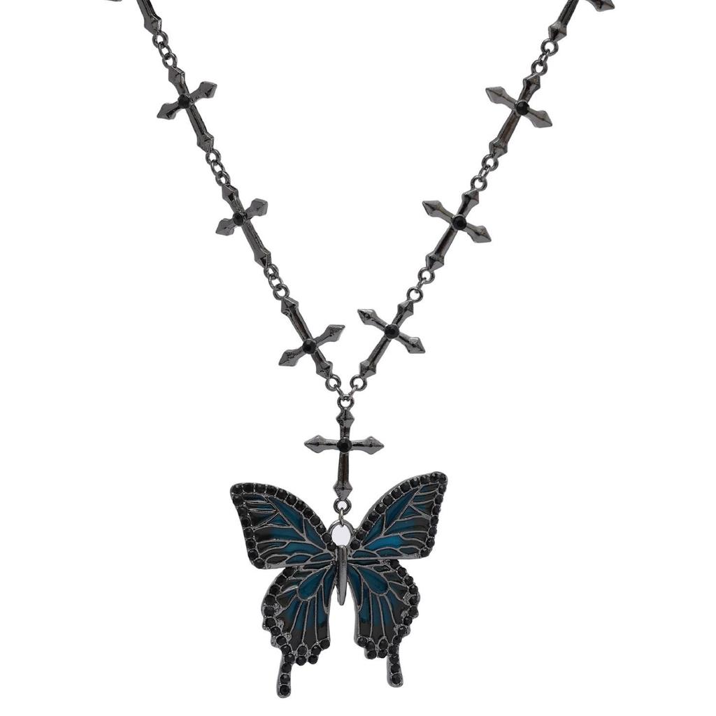 Purple Butterfly Clavicle Necklace - Elegant Women's Choker with Luxurious Design, 2025 Edition