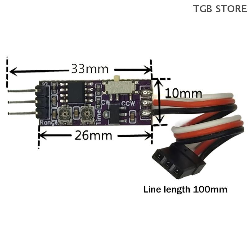 1/2/3Pcs Multifunctional Servo Controller Steering Gear Control Module Converter Input 5-30V For RC Model Signal Control