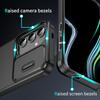 For Samsung Galaxy S25 Case PC+TPU Shell with Slide Camera Phone Cover