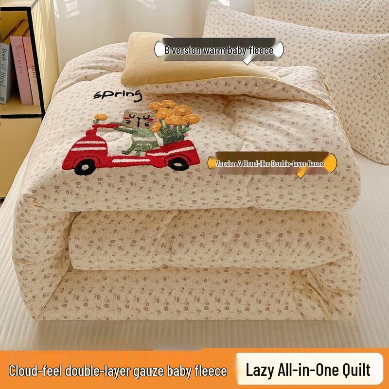 LISM Kids  Cartoon Thick Winter Comforter