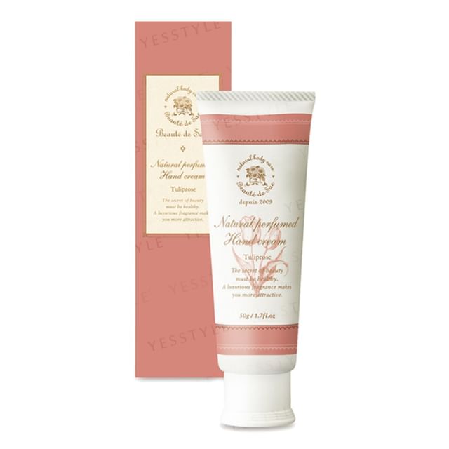 Beaute de Sae - Натуральный парфюмированный крем для рук Тюльпан и роза 50g