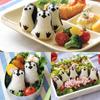 Bento Tool Sushi Nori Punch Pad Penguin Panda Sushi Maker Mold Sandwich Rice Ball Mould 1 Set Kitchen Cooking Tools