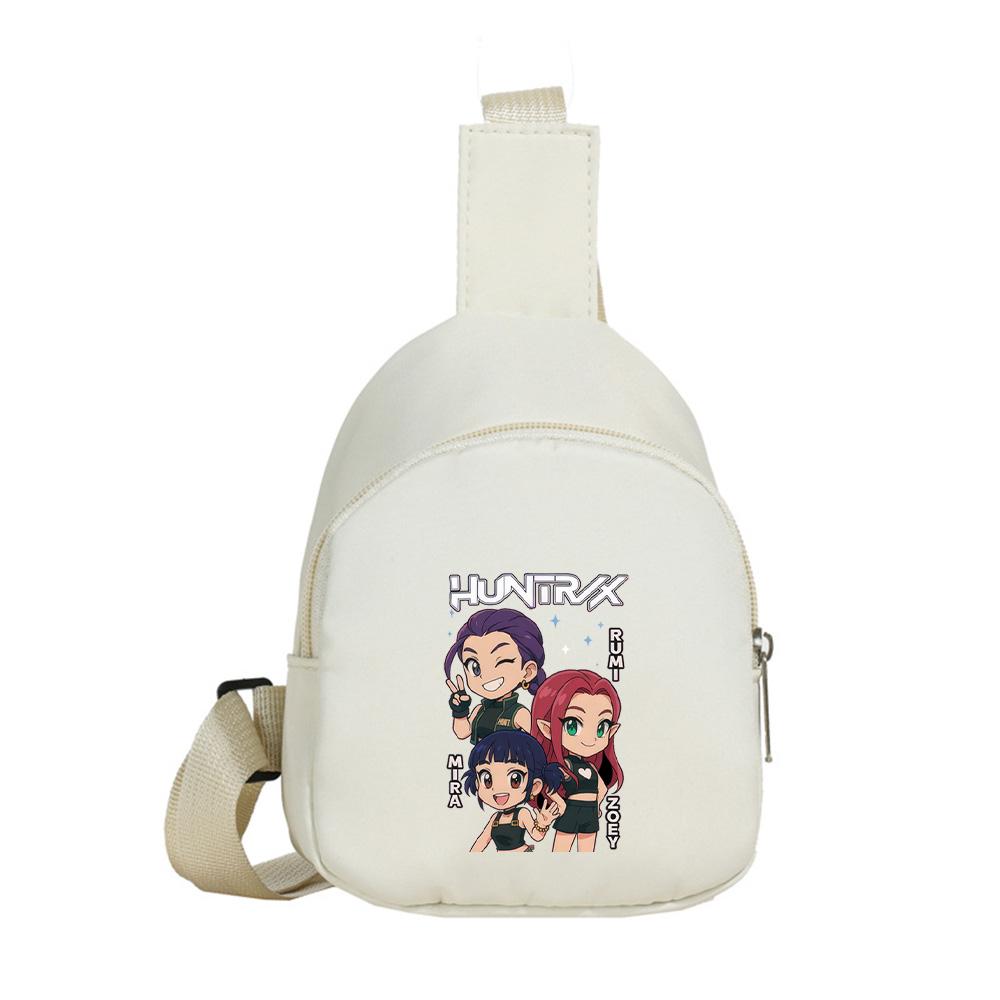 

Anime New K-Pop Demon Hunters Printed Kawaii Chest Pack for Boy Girl Shoulder Bag Student Portable Crossbody Pouch Kid Gift