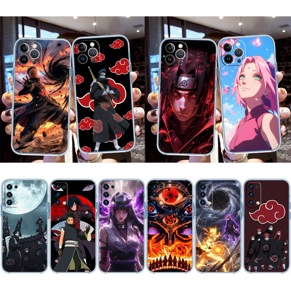 Anime Naruto Transparente Handyhülle für Samsung Galaxy A04 A04S A14 A23 A34 A54 M23 M33 M52 M53