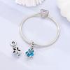 Anhänger Kupfer Ozean Element Blau Sterne Blume Anhänger Passen Charms Plata Original Armband Perlen Damen Schmuckherstellung