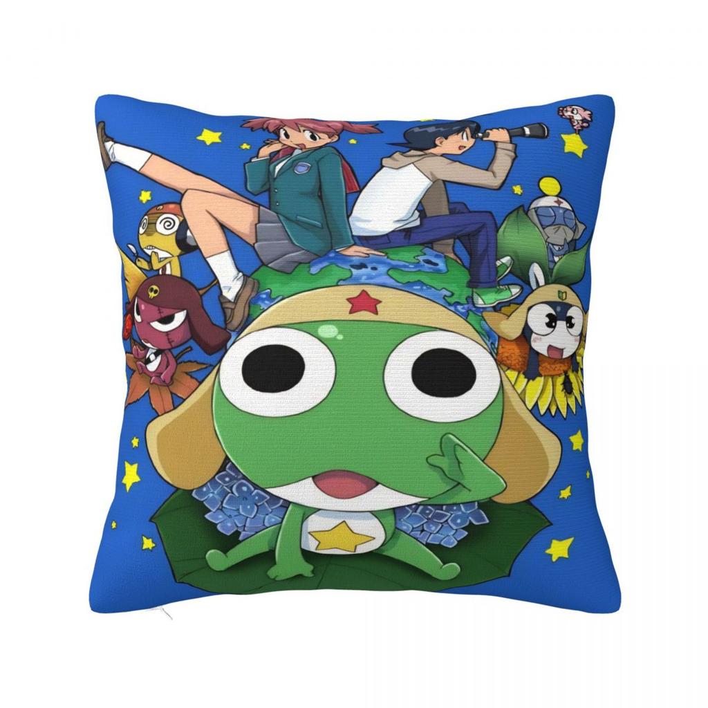 Anime Keroros Frog Pillow Cover Cute Funny Pillow Case For Sofa Home Decoration Cushion Cover Pillowcases Birthday Present