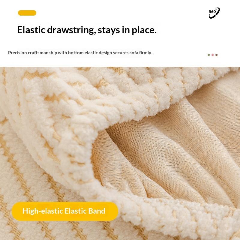 Stretch Sofa Covers For Living Room Anti Slip Sofa Slipcover With Elastic Bottom Pets Friendly Couch Cover Furniture Protector