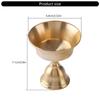 Butter Lamp Holder Brass Cup Tealight Candle Holder Tibetan Oil Lamp Buddhist Altar Supplies Candlestick Table Decors