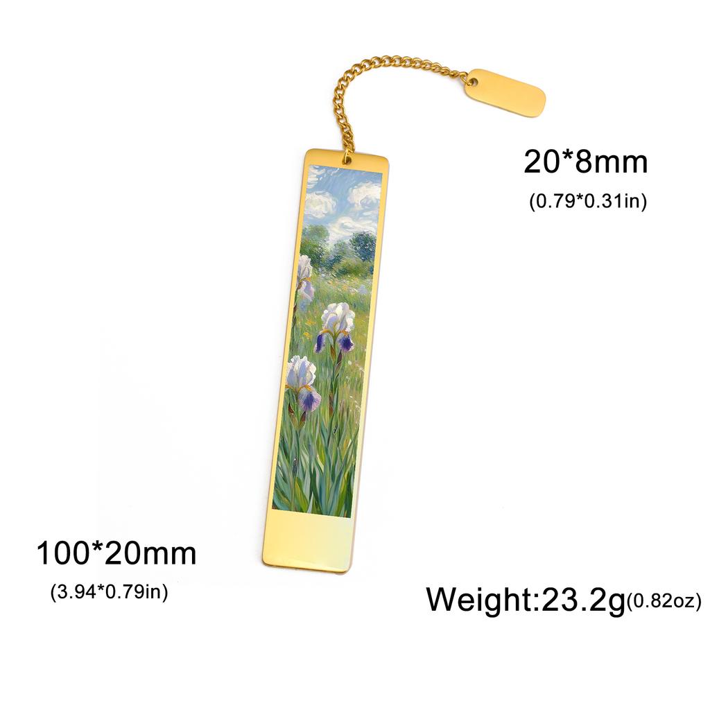 Exquisite Flower Star Sky Metal Bookmark Stainless Steel Jesus Bookmark Reading Accessory Study Stationery Valentine's Day Gifts