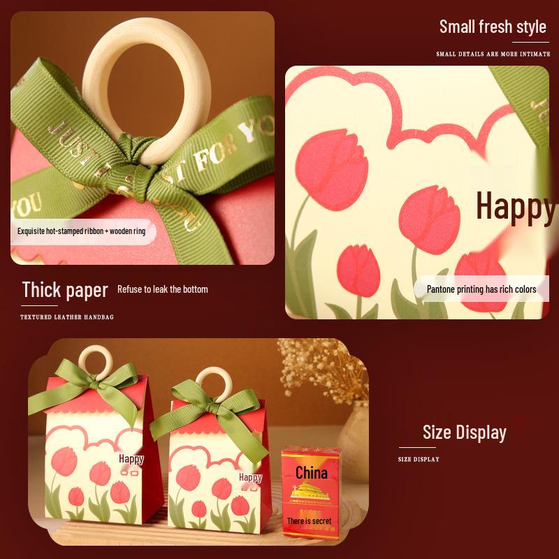 Charming Wedding Favor Candy Box - Ins Style Handbag Design