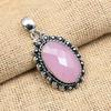 Glorious Pink Chalcedony Gemstone Handmade 925 Solid Sterling Silver Jewelry Pendant Foe Women