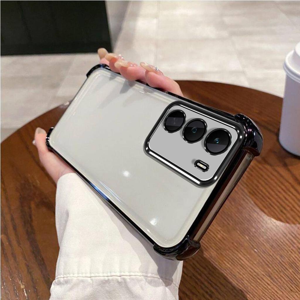 Case for realme C71 Electroplated Color Border Clear Phone Casing Cover