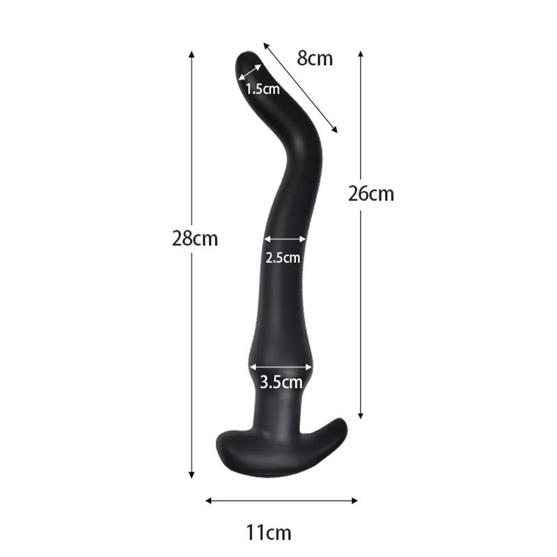 Golden Dragon Anal Plug 3-Piece Set for Both Men and Women Self-pleasure Toy Soft Liquid Silicone Adult Toys for Anal Play