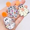 Flowers Stud Earring Cute Spook Dangle Earrings for Women Girls Thanksgiving