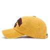 New Unisex Washed Distressed 'CAPRICORN' Alphabet 3D Embroidery Soft Top Baseball Cap Fashion Men Women Outdoor Casual Sport Cap