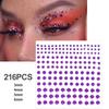 3D Strass Gezichtstattoo Stickers Voor Festival Glitter Make-up Sieraden Sticker Op Gezicht Kristallen Edelstenen Juwelen Diamanten Decoratie