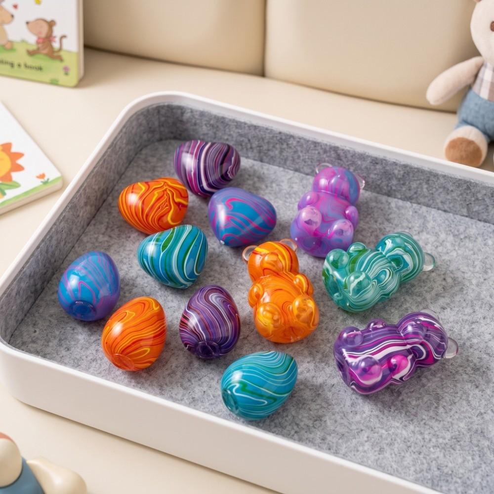 Slow Rebound Fidget Toy Heart Egg Squeeze Toy Viral Slushy Squishy Toy Relaxation