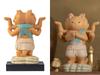 Cat Buddha Ashura Sculptor supervised by Butsuya Sakai Buddha beckoning ornament - - statue, talisman, cat, (NB Ashura)