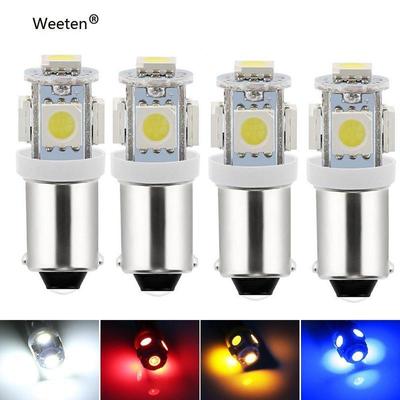 2 stuks/1 stuks 5050 5smd T4W BA9s H6W Super Heldere Ronde 3D COB LED Puur Wit Auto Kentekenplaat Lampje Auto Lamp Marker