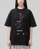 Geulaenpini Am Going Home Oversized Short Sleeve Tee - Black