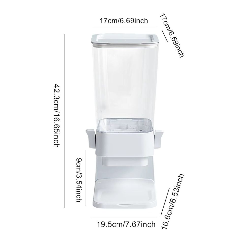 Plastic Candy Powder Storage Tank Trap-door Design Candy Box  for Keeps Cereal
