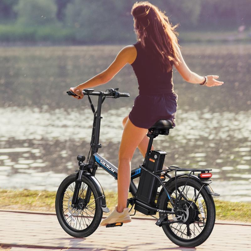 VARUN  C20-1 Folding Electric Bike for Adultswith 250W Motor and 48V 13AH Removable Battery