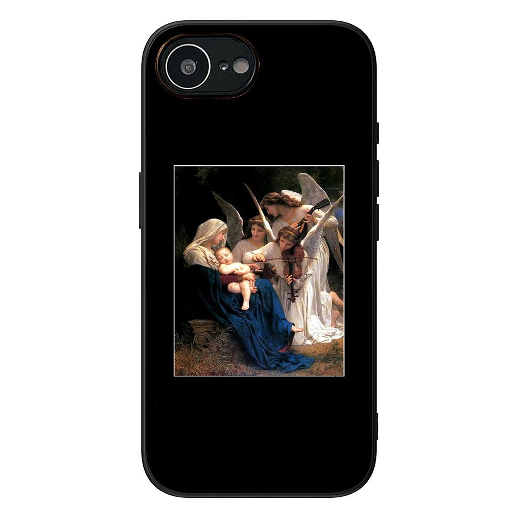 Cover for Apple iPhone 16 15 14 Plus 13 12 Mini 17 Pro Max + ProMax 16E Air 16+ 15+ Phone Case Madre Mary Virgen de Guadalupe