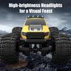 Amphibious Remote Control Car, 2.4GHz 4WD Off Road Vehicle with Headlights, 360 degrees  Rotating Waterproof Stunt Car