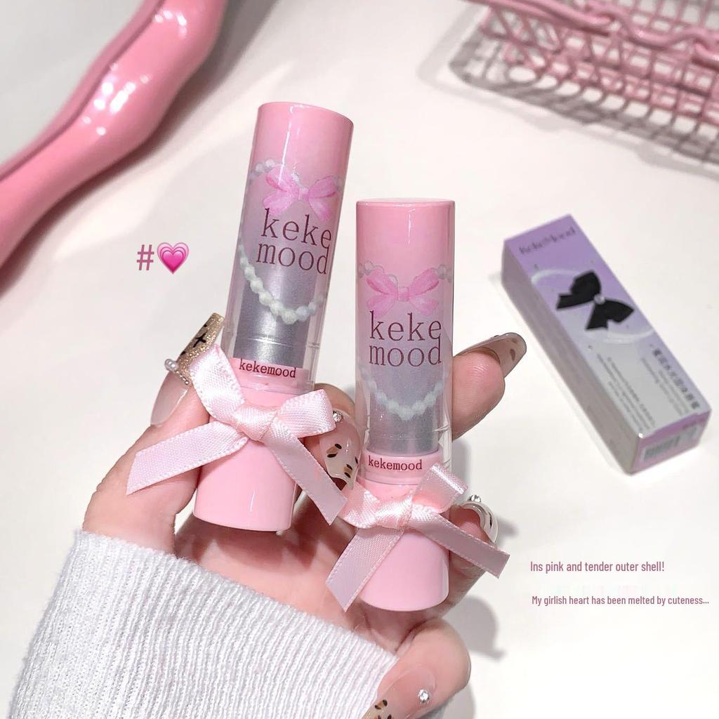 KEKEMOOD Velvet Gloss Lipstick - Honey Moist, Bare-Finish, Student-Friendly