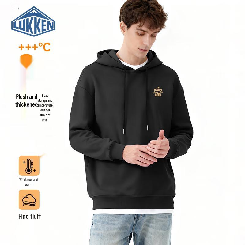 LUKKEN Men s Lunar New Year Lucky Horse Fleece-Lined Hooded Sweatshirt S