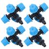 20PCS Plastic Cross Atomization Micro Nozzle Misting Sprinkler Nozzle  Swimming Pool Cooling