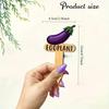 15 Pcs Funny Plant Markers T-Type Vegetable Name Tag with Pattern Wood Plant Garden Sign Seed Indoor and Outdoor Potted Plants