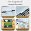 Battery Organizer and Data Cable Transparent Storage Box - Large Capacity, Multi-Layer, Dustproof, Size 5-7 for Electrical Appliances