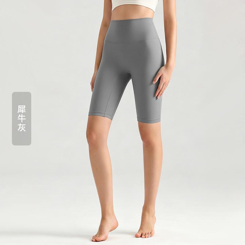 Weiman cloud nude five-point yoga pants women's summer thin tight yoga clothes high waist hip lift fitness yoga pants