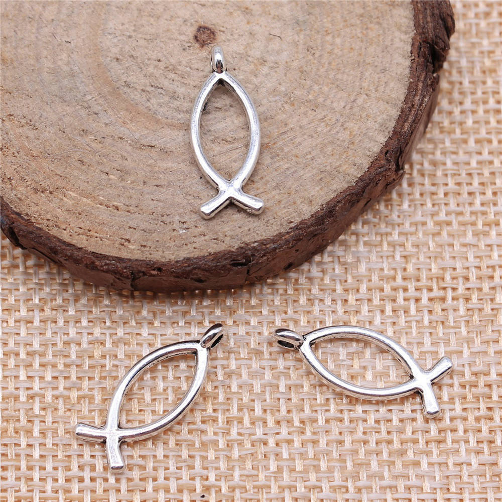 Fish Bone Charms For Jewelry Making Pendant Diy Crafts Accessories