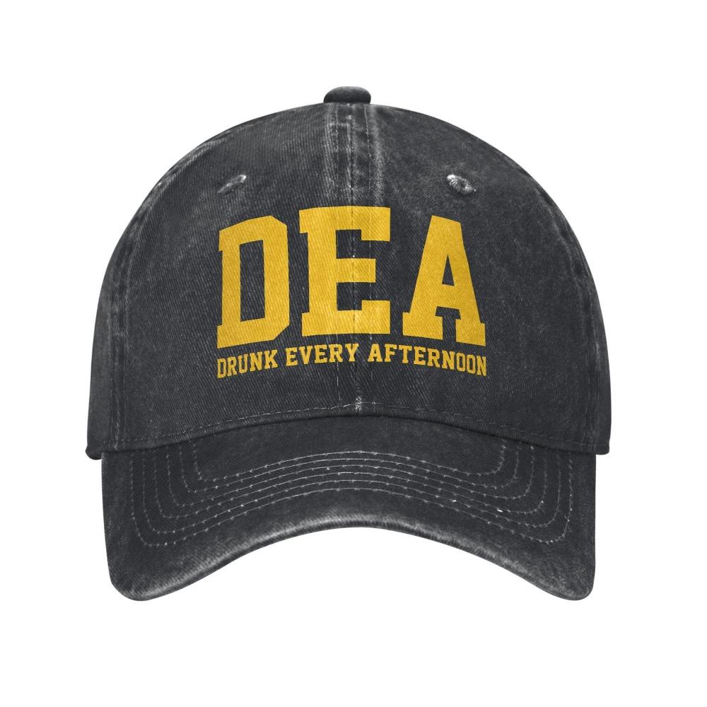 DEA Letter Print Sun Baseball Cap Female Male Custom DIY Trucker Hat Summer Streetwear Running Hippie High Quality Baseball Caps